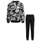 Nike Βρεφικές φόρμες σετ Sportswear Club AOP Nike Βρεφικές φόρμες σετ Sportswear Club AOP